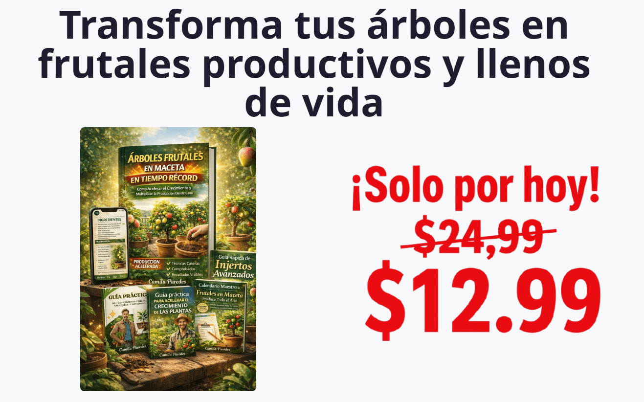 Oferta especial: solo por hoy $12.99 en lugar de $24.99